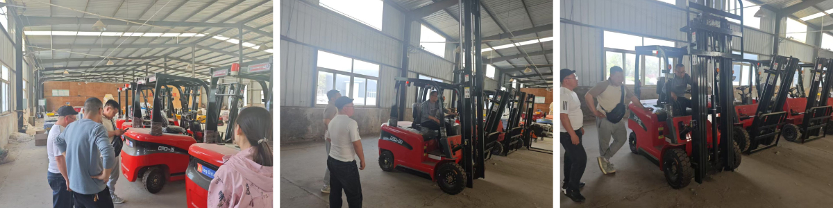 Pelanggan Mongolia Memesan Kendaraan Roda Empat dan Forklift Listrik di Lokasi Kereide Pelanggan Mongolia Memesan Kendaraan Roda Empat dan Forklift Listrik di Lokasi Kereide