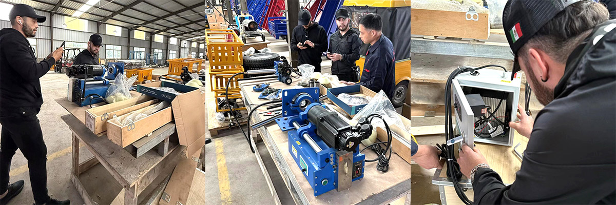 Mitra jangka panjang Australia mengunjungi mesin bor di Kereide