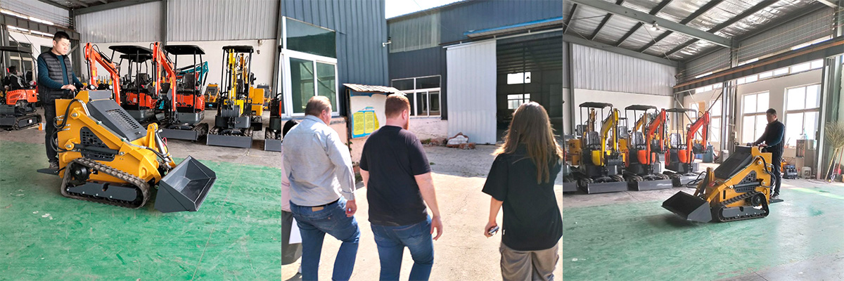 Pelanggan Brasil Kunjungi Pabrik Alat Berat Kereide, Tandatangani Perjanjian Pembelian Skid Steer Loader Beroda