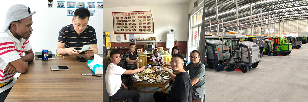 Pelanggan Ghana Mengunjungi Keruide untuk Memeriksa Mesin Pembersih Lantai, Mengamankan Pesanan di Tempat Pelanggan Ghana Mengunjungi Keruide untuk Memeriksa Mesin Pembersih Lantai, Mengamankan Pesanan di Tempat